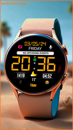 WIN BIG LCD Digital Watch Face screenshot