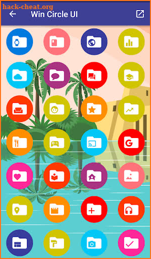 Win Circle - Icon Pack screenshot