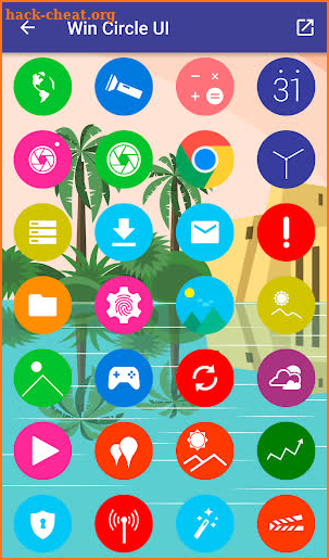 Win Circle - Icon Pack screenshot