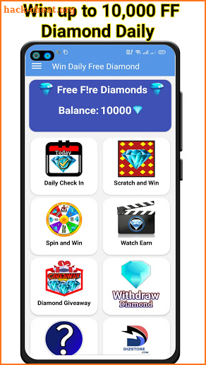 Win Free Diamonds Fire💎 screenshot