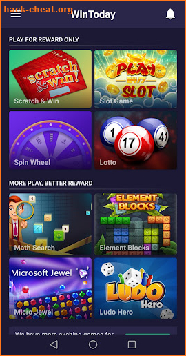 Win today App Cash Rewards App screenshot