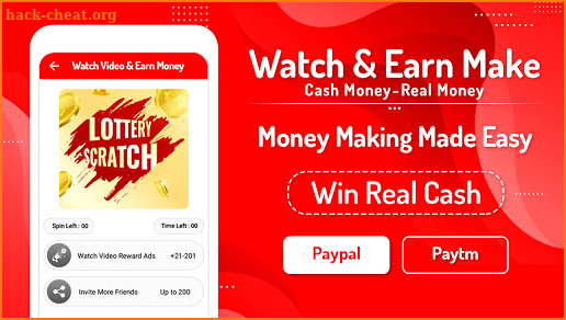 Win : Watch Video & Earn Money, Daily Cash offer screenshot