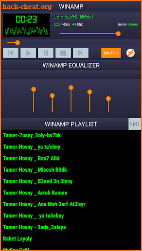 Winamp :  Music Player , Audio Player , mp3 Player screenshot
