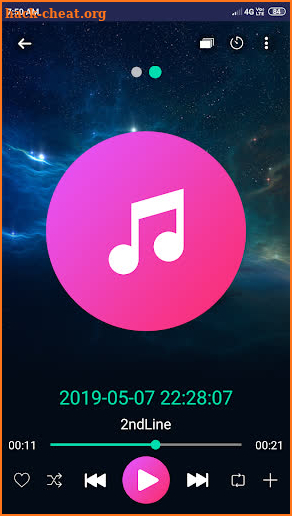 Winampt Music Player screenshot