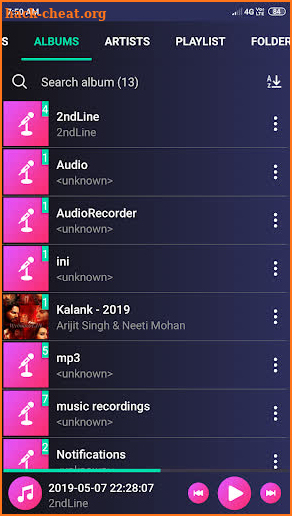 Winampt Music Player screenshot