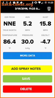 Wind & Weather Meter for Ag screenshot