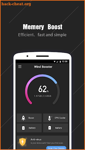 Wind Booster - Easy & Fast to optimizer phone well screenshot