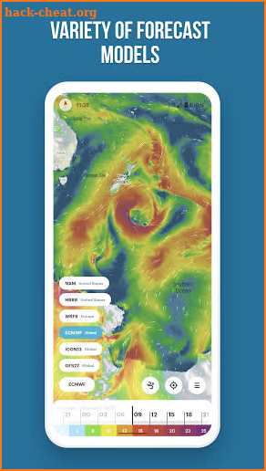 WindHub - nautical charts & detailed weather screenshot