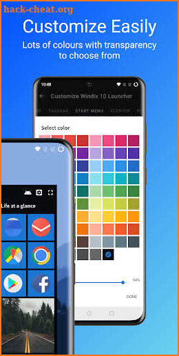 Windix 10 Launcher screenshot