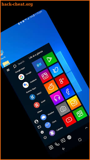Windows 10 Desktop Launcher screenshot