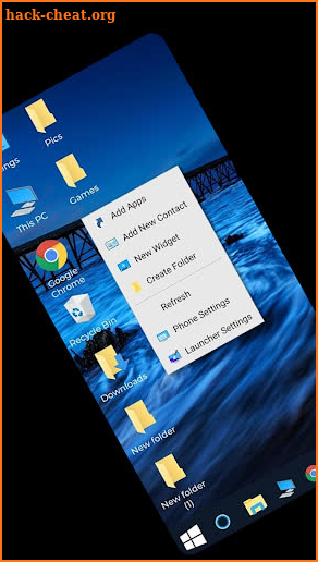 Windows 10 Desktop Launcher screenshot