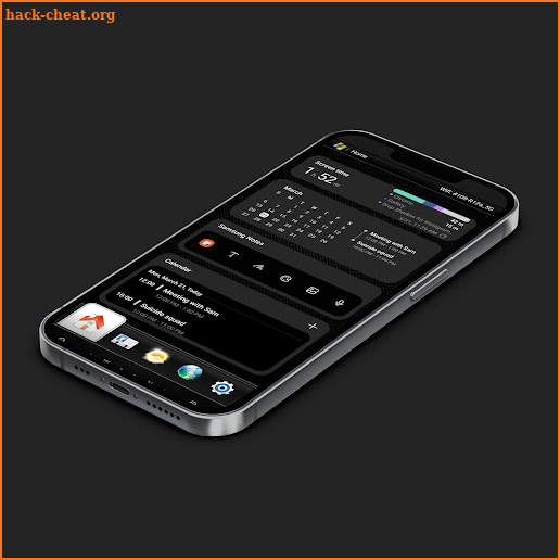 Windows Mobile KLWP Theme screenshot