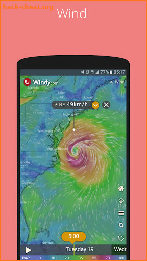 Windy.com lite screenshot