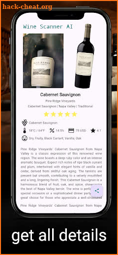 Wine Scanner AI: remember wine screenshot