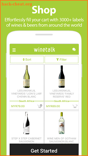 Wine Talk App : Shop for Wines screenshot