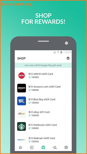 wingift - free rewards & gift cards screenshot