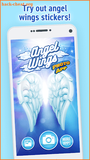 Wings for Pictures - Angel Wings Photo Apps screenshot