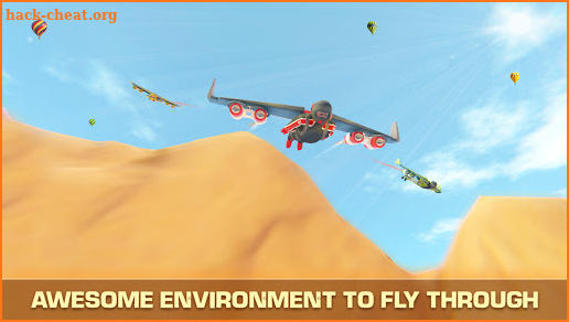 Wingsuit Jet Flying Race - Skydiving Simulator screenshot