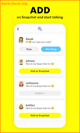 Wink - find & make new snapchat friends screenshot