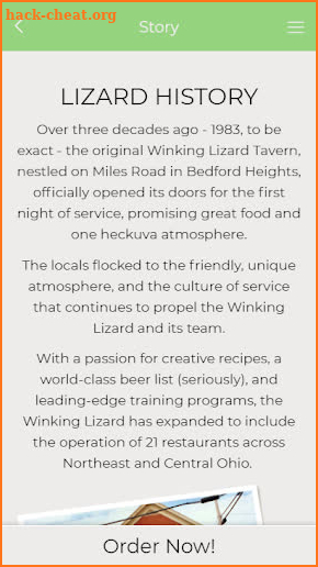 Winking Lizard Tavern screenshot
