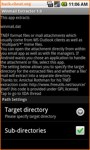 Winmail.dat Extractor Free screenshot