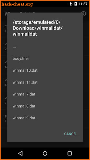 Winmail.dat Opener screenshot