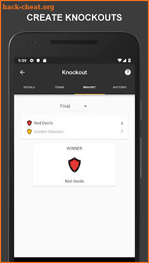 Winner - Tournament Maker App, League Manager screenshot