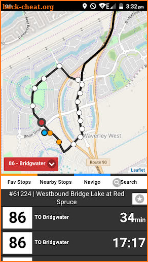 Winnipeg Transit Real-Time: With Map & Navigo screenshot