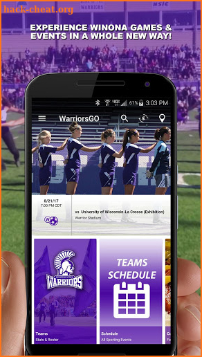 Winona State Warriors GO screenshot