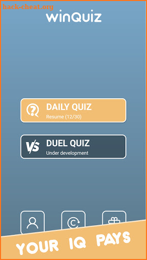 winQuiz - free Trivia game - your IQ pays screenshot