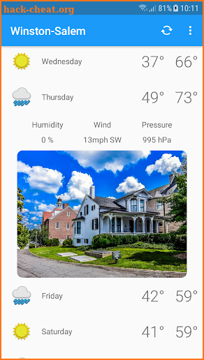 Winston-Salem, NC - weather and more screenshot