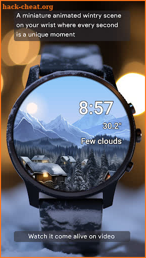 Winter Adventure Watch Face screenshot