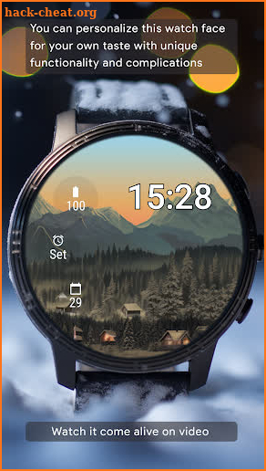 Winter Adventure Watch Face screenshot