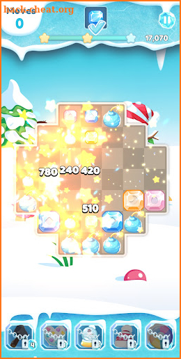 Winter Frozen Season Gem Blast screenshot