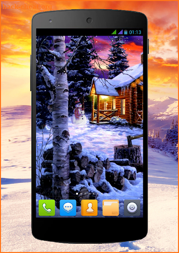 Winter Holiday Pro LWP screenshot