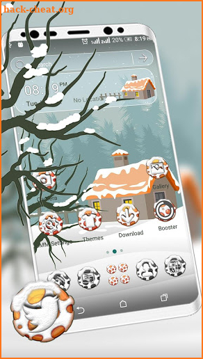 Winter House Launcher Theme screenshot