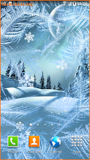 Winter Night Wallpaper screenshot