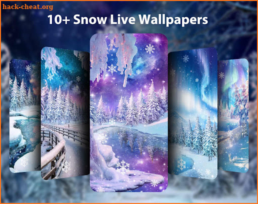 Winter Snow Live Wallpaper & Launcher Themes screenshot