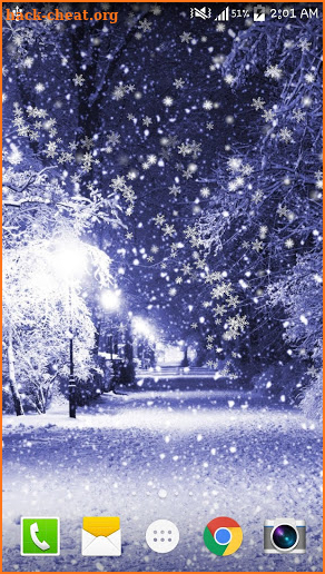 Winter Snow Live Wallpaper PRO screenshot