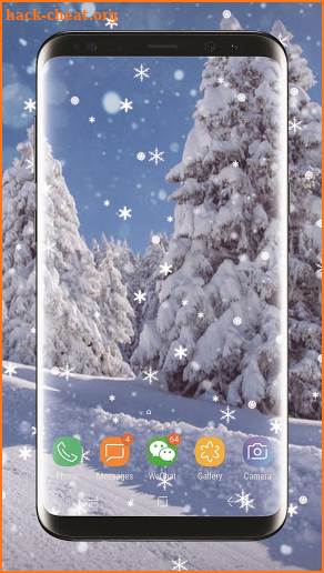 Winter snow video Live Wallpaper screenshot