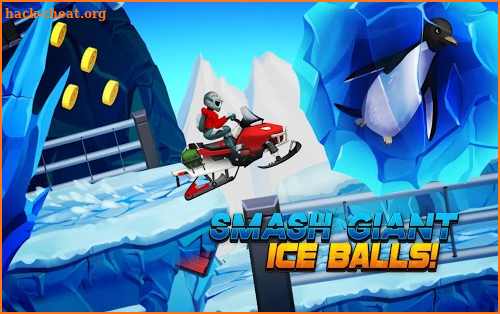 Winter Sports Game: Risky Road Snowmobile Race screenshot
