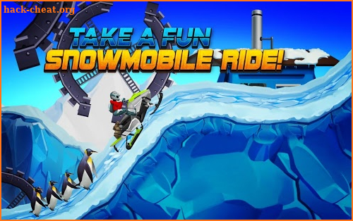 Winter Sports Game: Risky Road Snowmobile Race screenshot