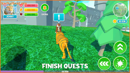🐯 Winter Tiger Family Simulator 3D screenshot