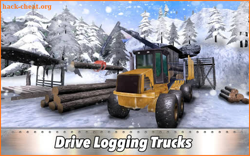 Winter Timber Trucks Simulator 2019 screenshot