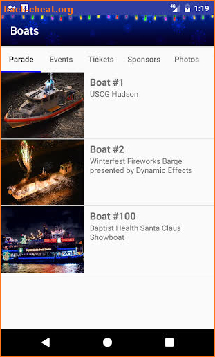 Winterfest Boat Parade screenshot