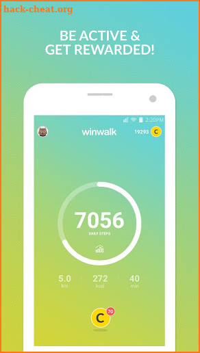 winwalk pedometer - be healthy, win free rewards screenshot