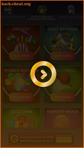 Winzo Winzo Gold - Earn Money Win Cash Game Advice screenshot