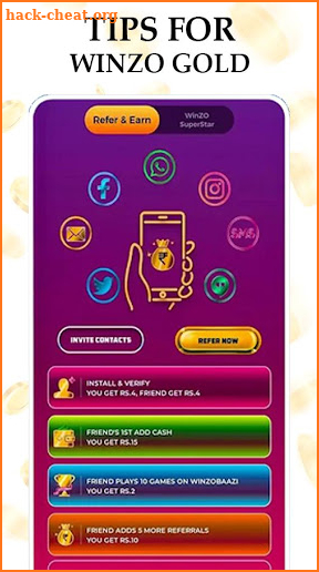 Winzo Winzo Gold-Earn Money&Cash winzo Games Tips screenshot