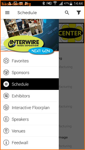 Wire Association Intl Events screenshot