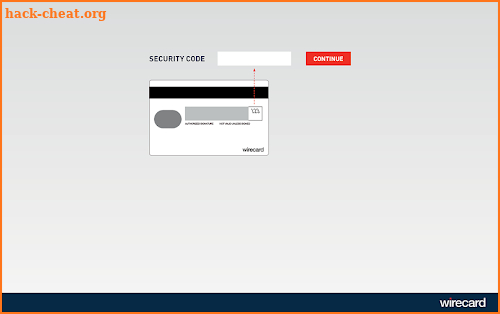 Wirecard Self-Service Portal - Corporate Use Only screenshot